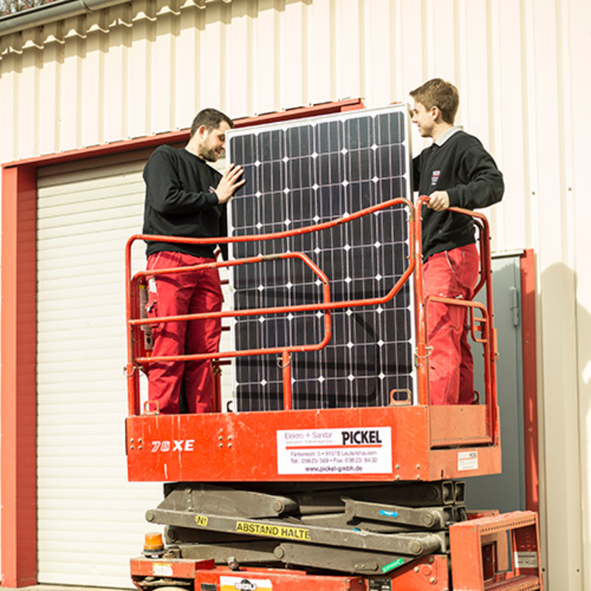 Info/Anfrage Photovoltaik bei Pickel Elektro- und Sanitär GmbH in Leutershausen