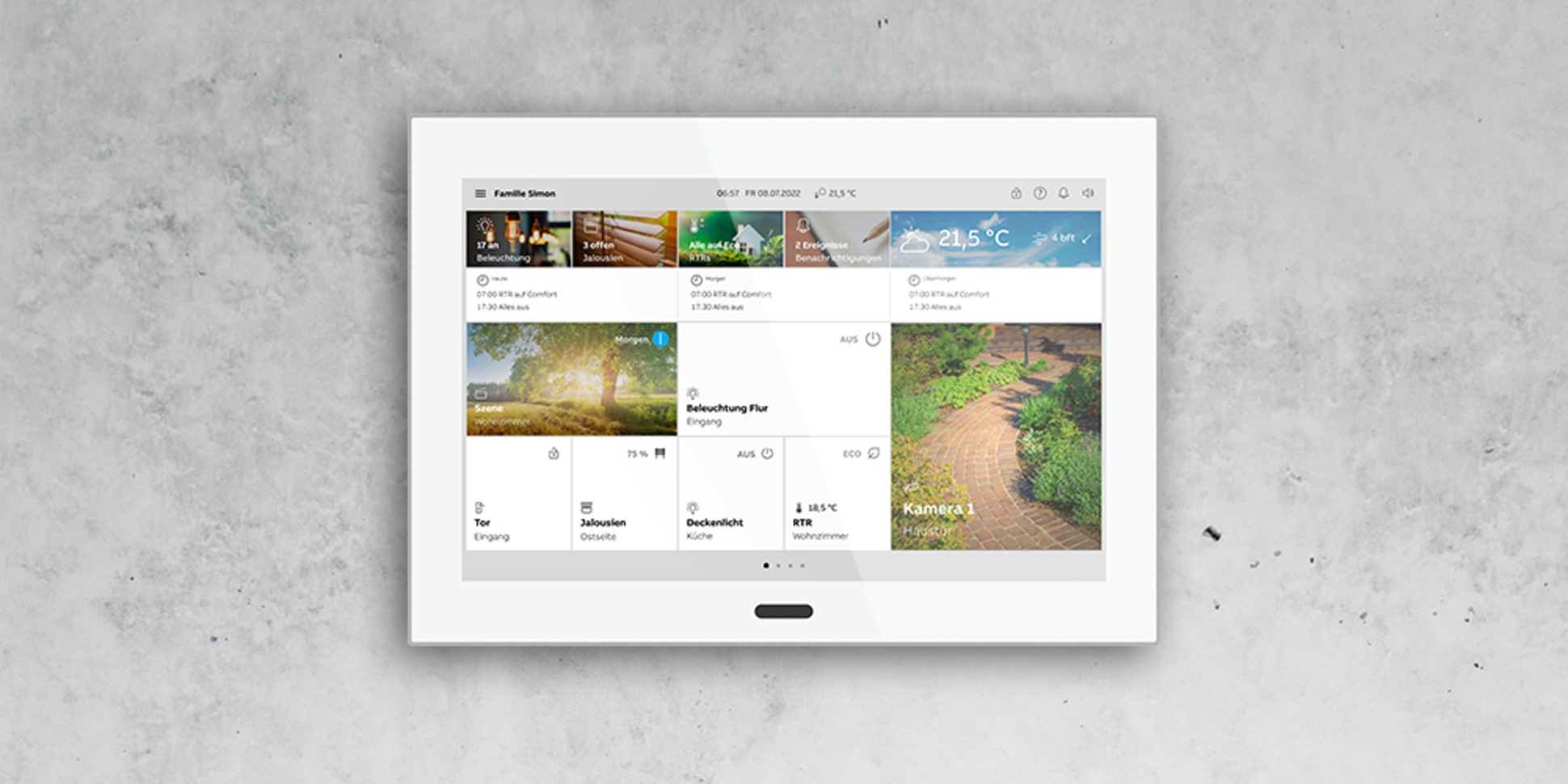 Busch-SmartTouch 10“ bei Pickel Elektro- und Sanitär GmbH in Leutershausen